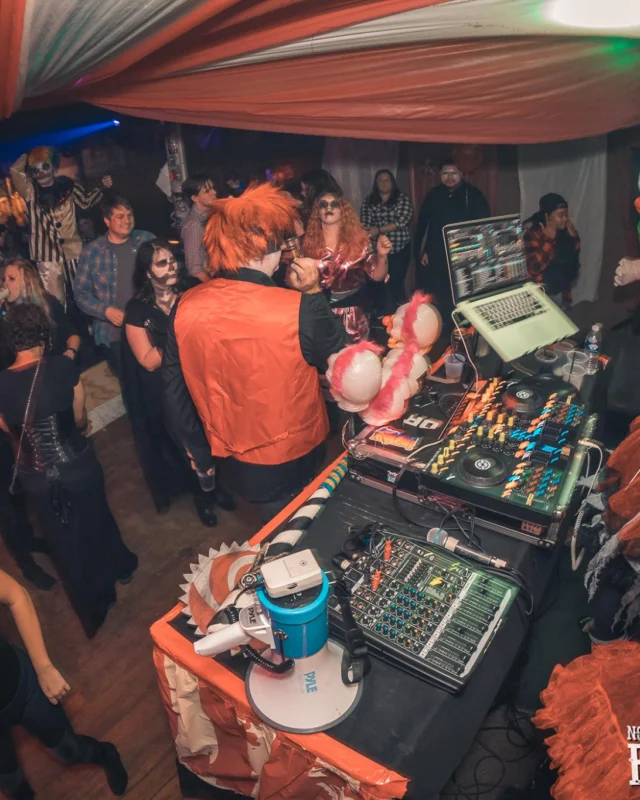 Nonsense - PSYCHO CIRCUS 2 with special guest performances by EVAH DESTRUCTION! The DJ is Kimber! 3rd Friday of every month at The Basement in EAV. Photo by Oh Snap/Fabeaux