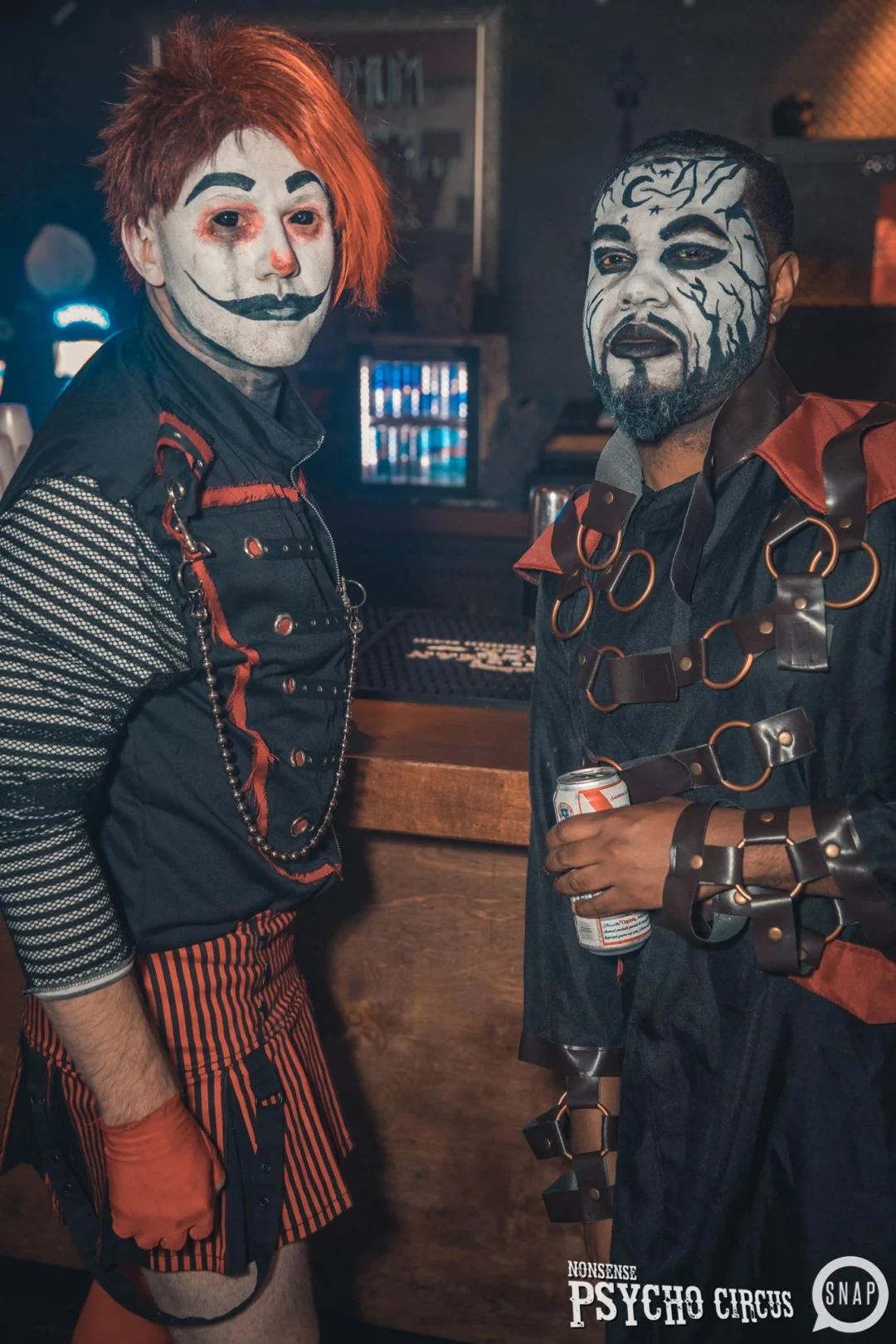 Nonsense - PSYCHO CIRCUS 2 with special guest performances by EVAH DESTRUCTION! The DJ is Kimber! 3rd Friday of every month at The Basement in EAV. Photo by Oh Snap/Fabeaux