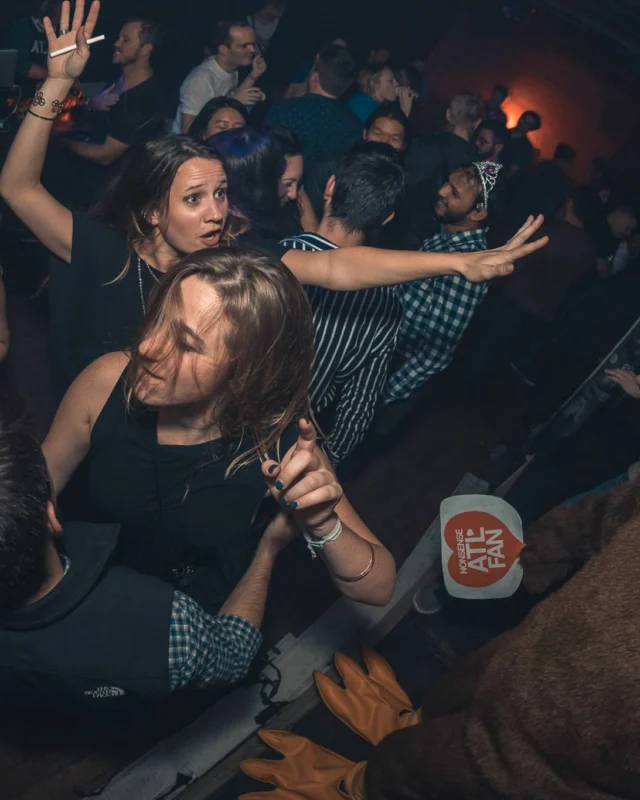 Nonsense: Atlanta's Indie Dance Party! At The Basement in East Atlanta! We get ridiculous on the 3rd Friday of every month! Kimber is the DJ. Photos by Oh Snap!