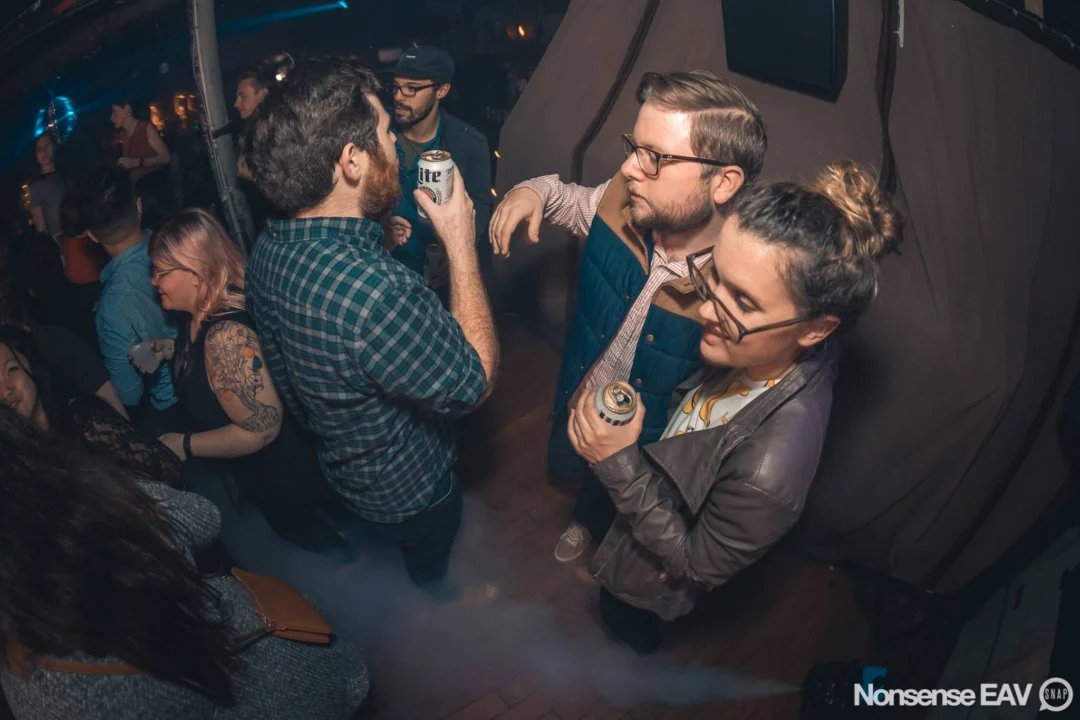 Nonsense: Atlanta's Indie Dance Party! At The Basement in East Atlanta! We get ridiculous on the 3rd Friday of every month! Kimber is the DJ. Photos by Oh Snap!