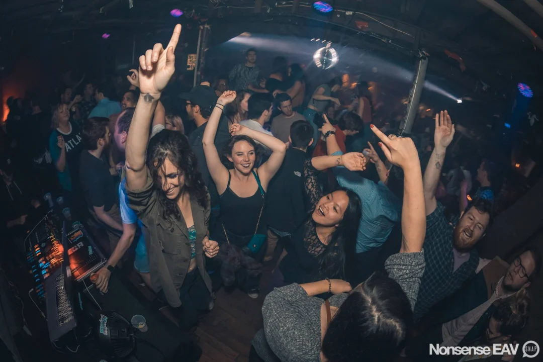 Nonsense: Atlanta's Indie Dance Party! At The Basement in East Atlanta! We get ridiculous on the 3rd Friday of every month! Kimber is the DJ. Photos by Oh Snap!