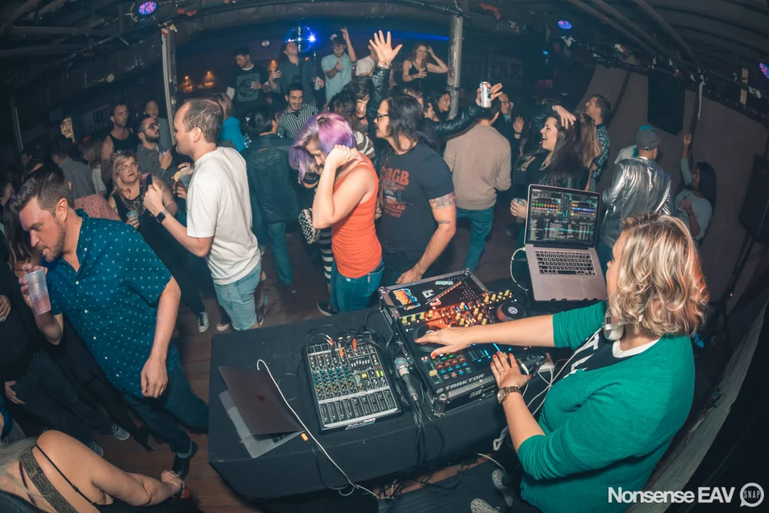 Nonsense: Atlanta's Indie Dance Party! At The Basement in East Atlanta! We get ridiculous on the 3rd Friday of every month! Kimber is the DJ. Photos by Oh Snap!