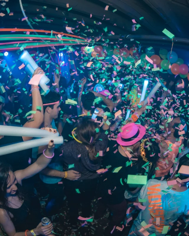 Nonsense: GLOW Indie Dance Party - February 2018! We danced! We glowed! We got ridiculous! Nonsense is the 3rd Friday of every month at The Basement. Kimber is the DJ. Photo by Oh Snap.