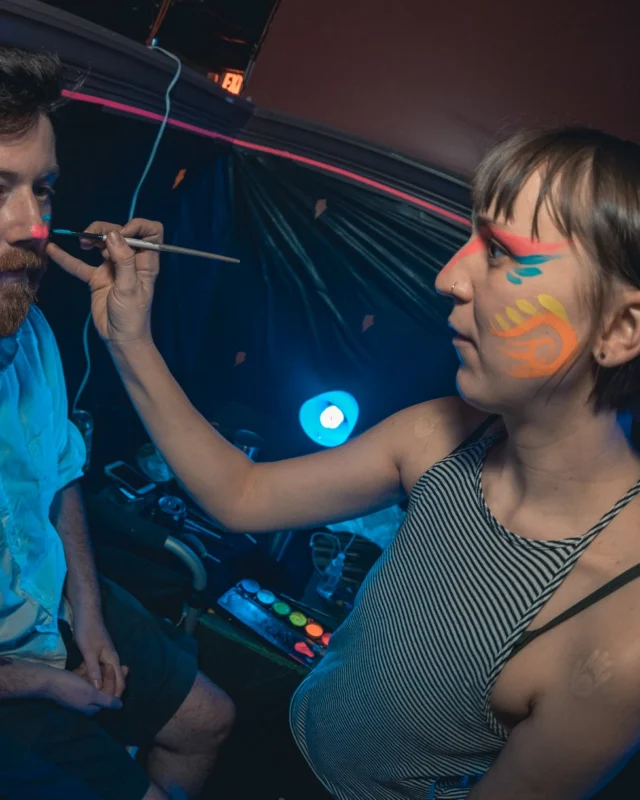Nonsense: GLOW Indie Dance Party - February 2018! We danced! We glowed! We got ridiculous! Nonsense is the 3rd Friday of every month at The Basement. Kimber is the DJ. Photo by Oh Snap.