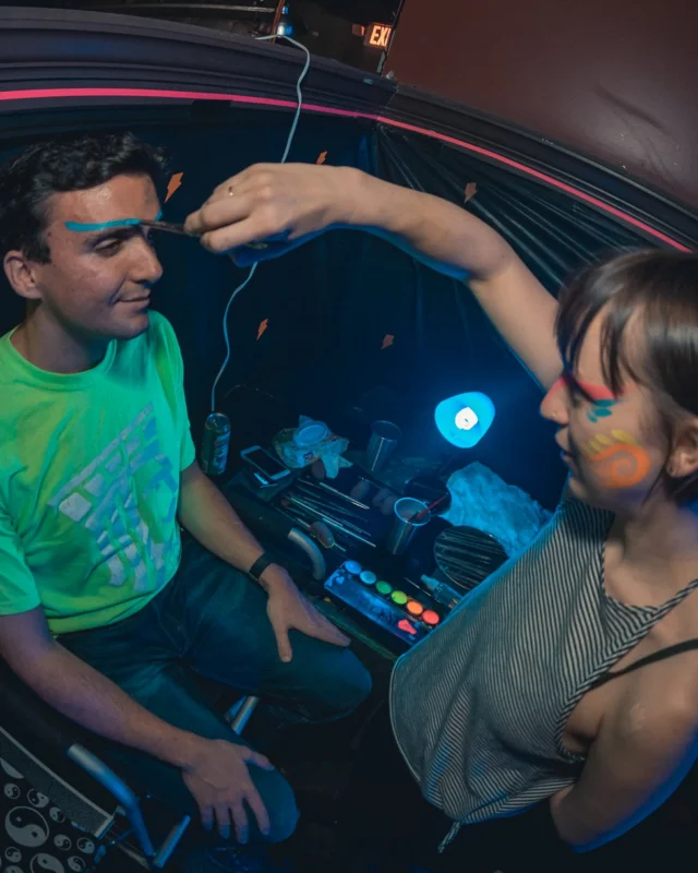 Nonsense: GLOW Indie Dance Party - February 2018! We danced! We glowed! We got ridiculous! Nonsense is the 3rd Friday of every month at The Basement. Kimber is the DJ. Photo by Oh Snap.