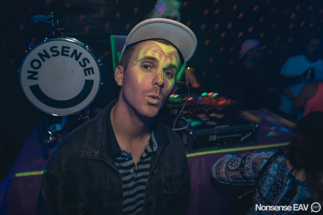 Nonsense: GLOW Indie Dance Party - February 2018! We danced! We glowed! We got ridiculous! Nonsense is the 3rd Friday of every month at The Basement. Kimber is the DJ. Photo by Oh Snap.