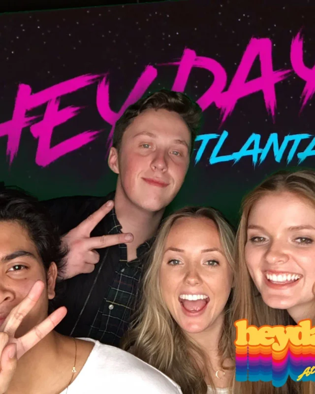 HEYDAY - Atlanta's 80s Dance Party - March 2018Heyday was rad. You were rad. Everything was rad. Kimber was the DJ. 1st Saturday night of every month!Photobooth courtesy of Nonsense ATL and Ballroom Blitz Events.