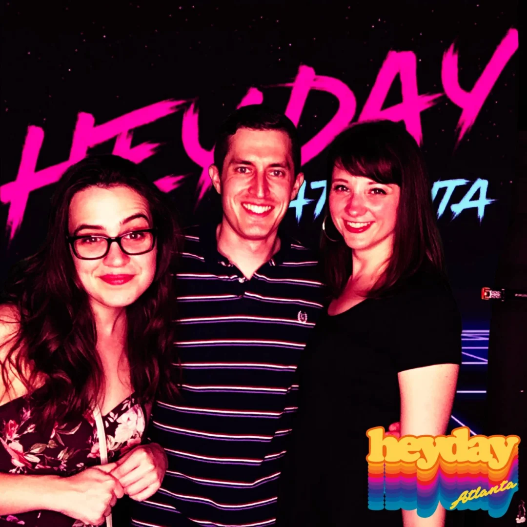 HEYDAY - Atlanta's 80s Dance Party - March 2018Heyday was rad. You were rad. Everything was rad. Kimber was the DJ. 1st Saturday night of every month!Photobooth courtesy of Nonsense ATL and Ballroom Blitz Events.