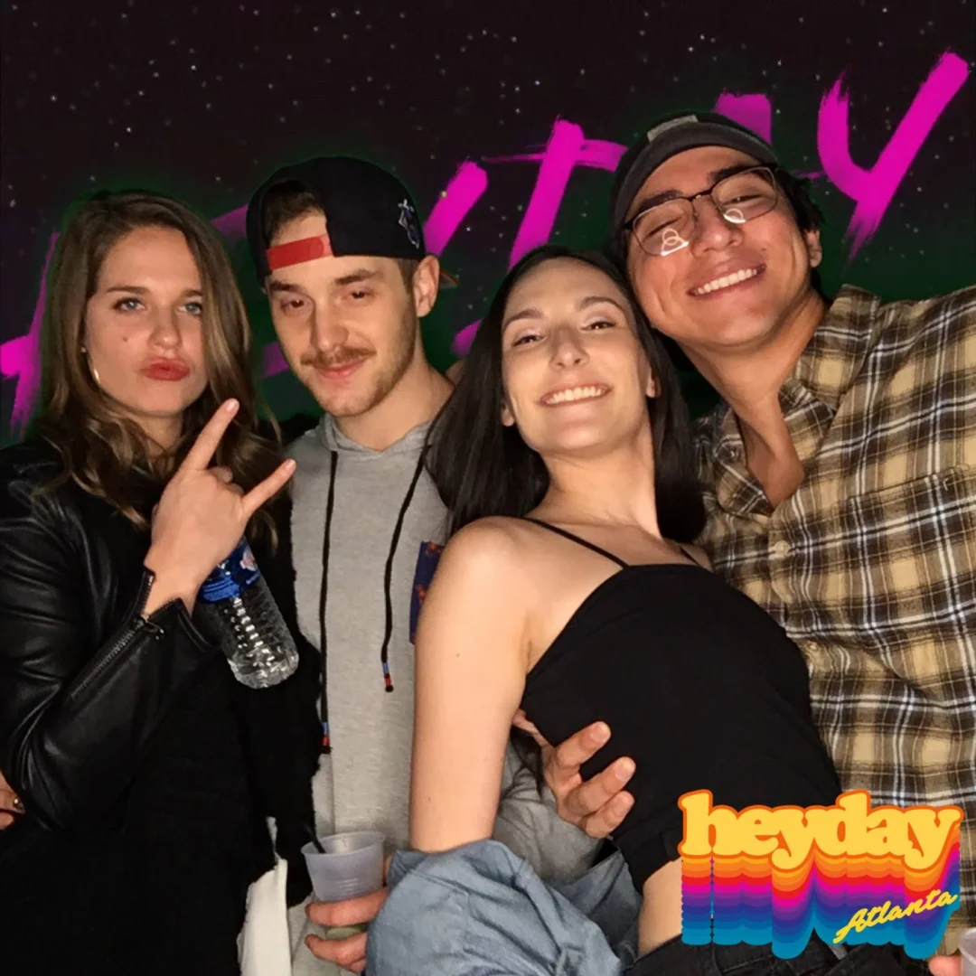 HEYDAY - Atlanta's 80s Dance Party - March 2018Heyday was rad. You were rad. Everything was rad. Kimber was the DJ. 1st Saturday night of every month!Photobooth courtesy of Nonsense ATL and Ballroom Blitz Events.