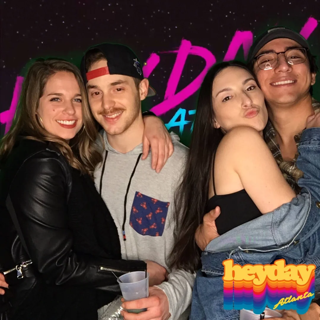 HEYDAY - Atlanta's 80s Dance Party - March 2018Heyday was rad. You were rad. Everything was rad. Kimber was the DJ. 1st Saturday night of every month!Photobooth courtesy of Nonsense ATL and Ballroom Blitz Events.