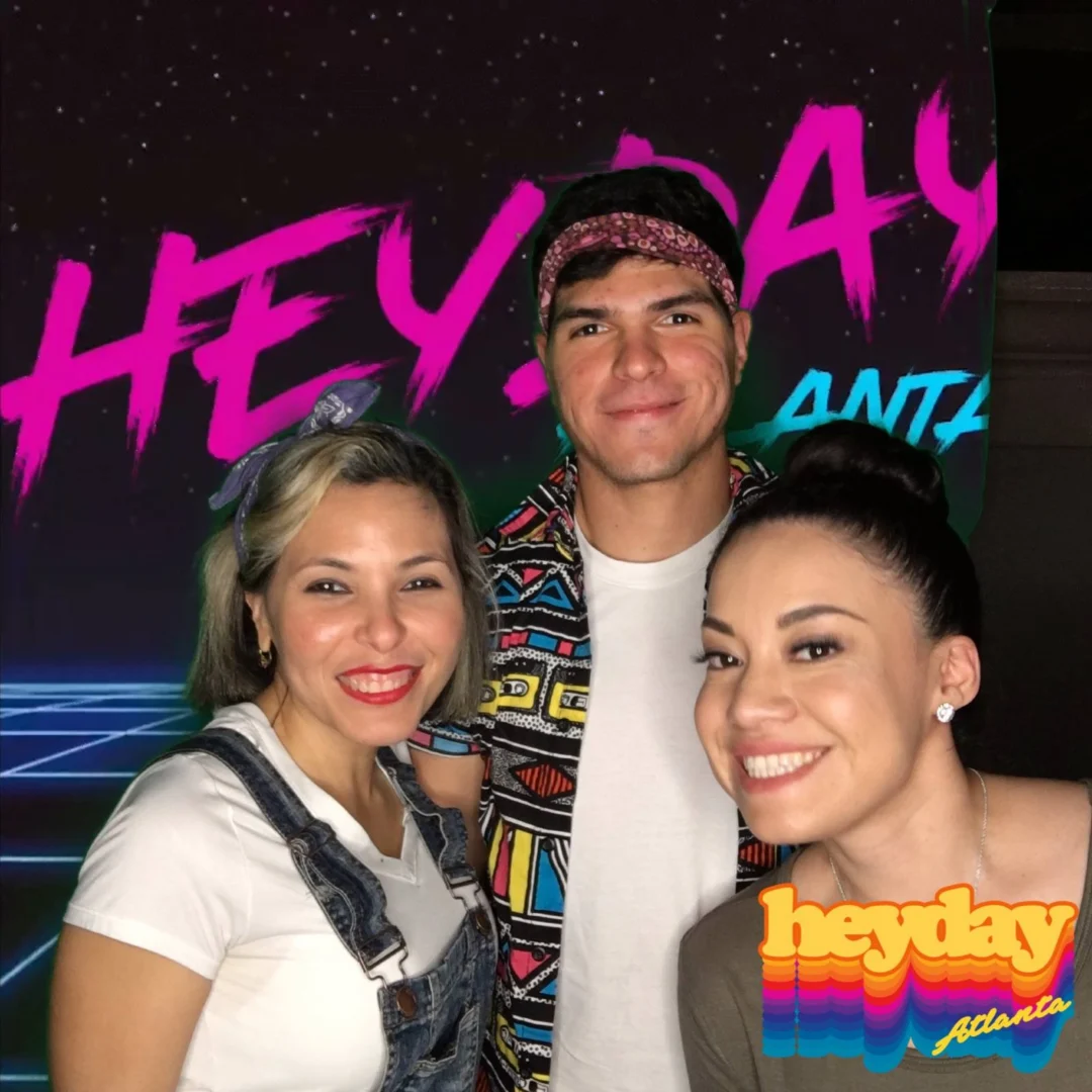 HEYDAY - Atlanta's 80s Dance Party - March 2018Heyday was rad. You were rad. Everything was rad. Kimber was the DJ. 1st Saturday night of every month!Photobooth courtesy of Nonsense ATL and Ballroom Blitz Events.