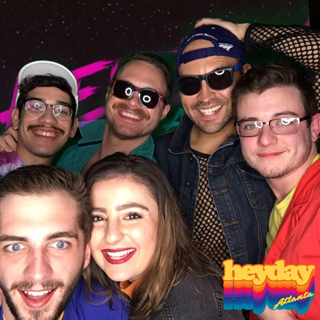 HEYDAY - Atlanta's 80s Dance Party - March 2018Heyday was rad. You were rad. Everything was rad. Kimber was the DJ. 1st Saturday night of every month!Photobooth courtesy of Nonsense ATL and Ballroom Blitz Events.