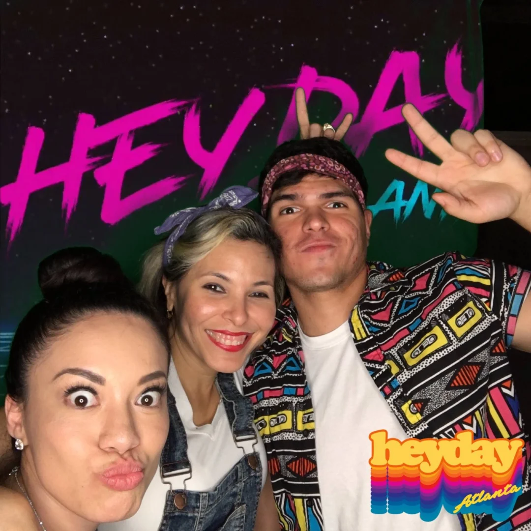 HEYDAY - Atlanta's 80s Dance Party - March 2018Heyday was rad. You were rad. Everything was rad. Kimber was the DJ. 1st Saturday night of every month!Photobooth courtesy of Nonsense ATL and Ballroom Blitz Events.