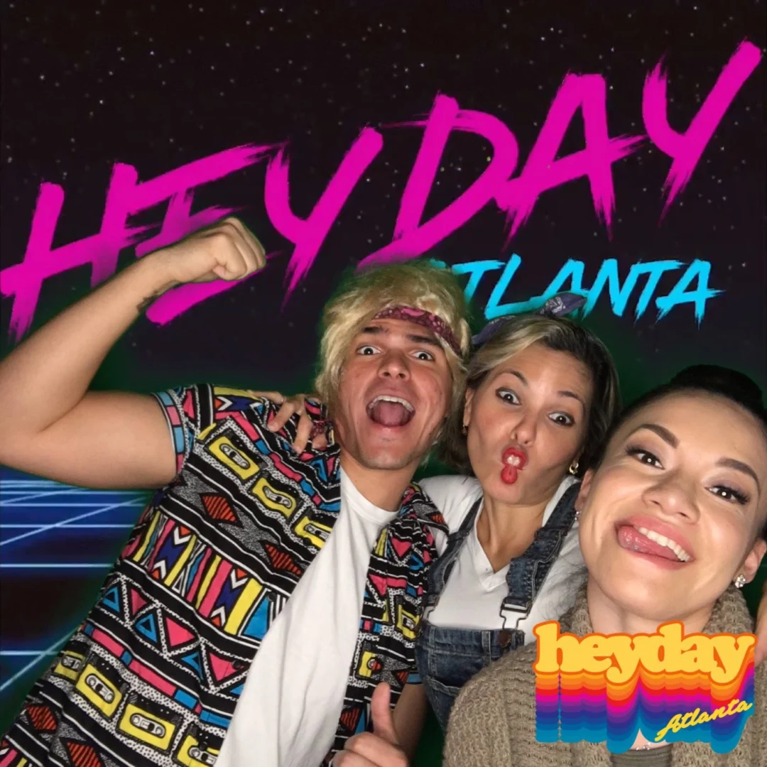 HEYDAY - Atlanta's 80s Dance Party - March 2018Heyday was rad. You were rad. Everything was rad. Kimber was the DJ. 1st Saturday night of every month!Photobooth courtesy of Nonsense ATL and Ballroom Blitz Events.