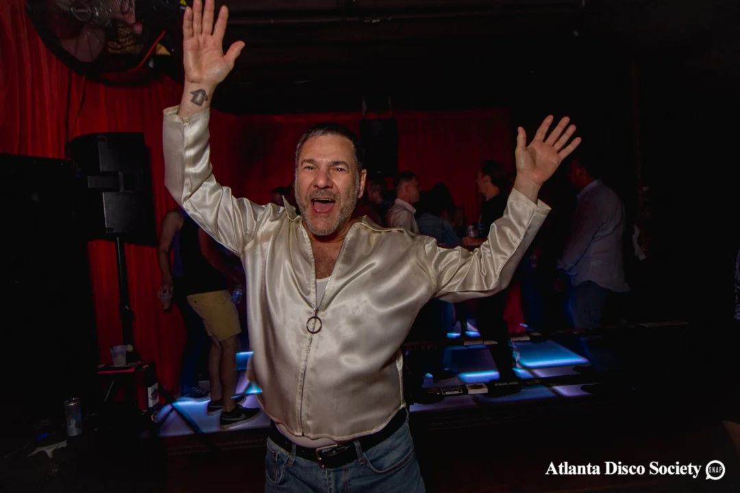 ATLANTA DISCO SOCIETY - May 26, 2018. The Basement. We danced under the chandelier and on the light up floor for the first time. Kimber was the DJ. Grace Kelly/Oh Snap was the photographer.