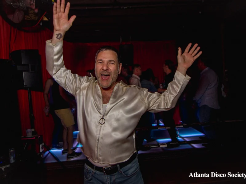ATLANTA DISCO SOCIETY - May 26, 2018. The Basement. We danced under the chandelier and on the light up floor for the first time. Kimber was the DJ. Grace Kelly/Oh Snap was the photographer.