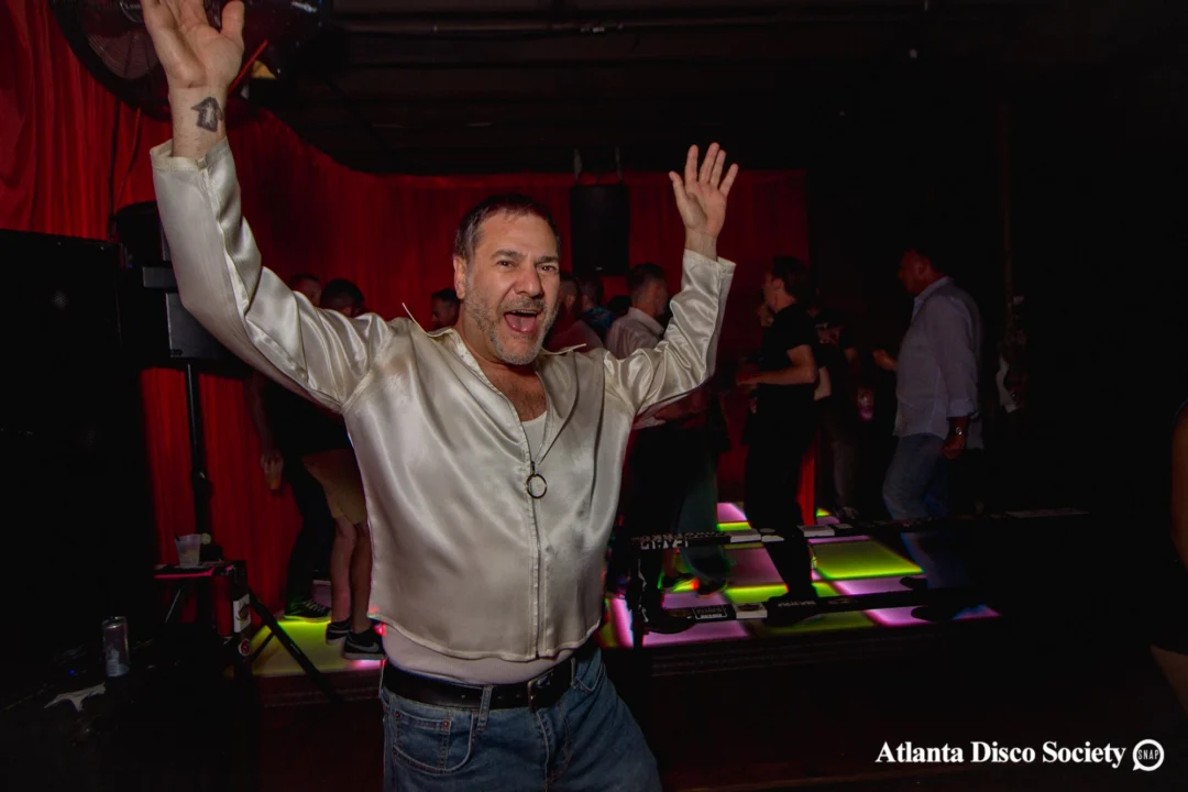 ATLANTA DISCO SOCIETY - May 26, 2018. The Basement. We danced under the chandelier and on the light up floor for the first time. Kimber was the DJ. Grace Kelly/Oh Snap was the photographer.