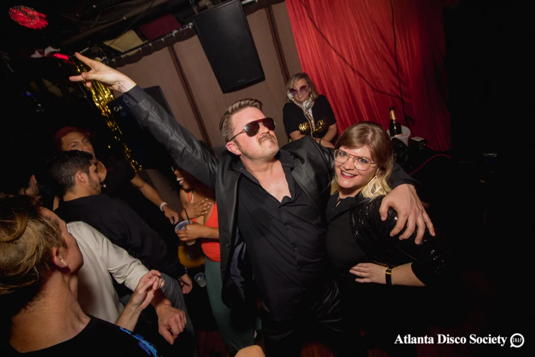 ATLANTA DISCO SOCIETY - May 26, 2018. The Basement. We danced under the chandelier and on the light up floor for the first time. Kimber was the DJ. Grace Kelly/Oh Snap was the photographer.