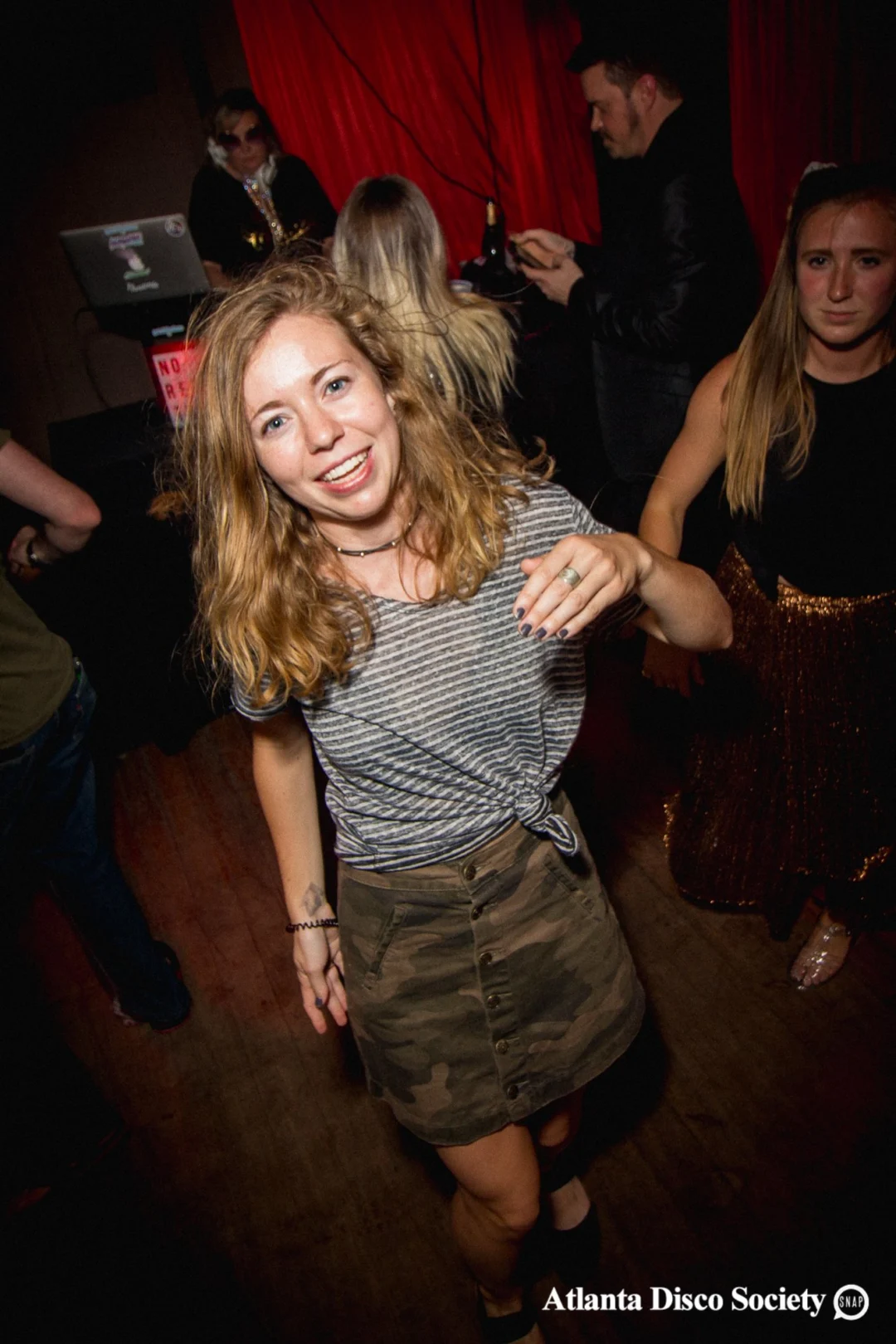 ATLANTA DISCO SOCIETY - May 26, 2018. The Basement. We danced under the chandelier and on the light up floor for the first time. Kimber was the DJ. Grace Kelly/Oh Snap was the photographer.