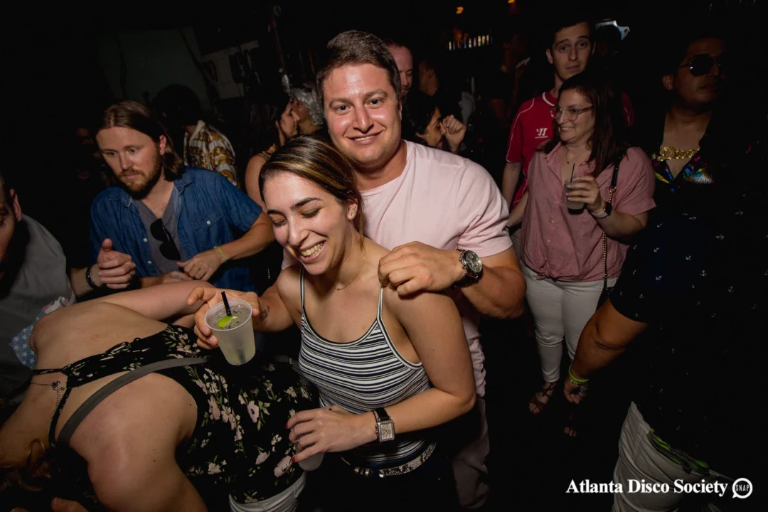 ATLANTA DISCO SOCIETY - May 26, 2018. The Basement. We danced under the chandelier and on the light up floor for the first time. Kimber was the DJ. Grace Kelly/Oh Snap was the photographer.