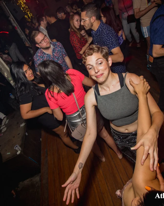 ATLANTA DISCO SOCIETY - May 26, 2018. The Basement. We danced under the chandelier and on the light up floor for the first time. Kimber was the DJ. Grace Kelly/Oh Snap was the photographer.