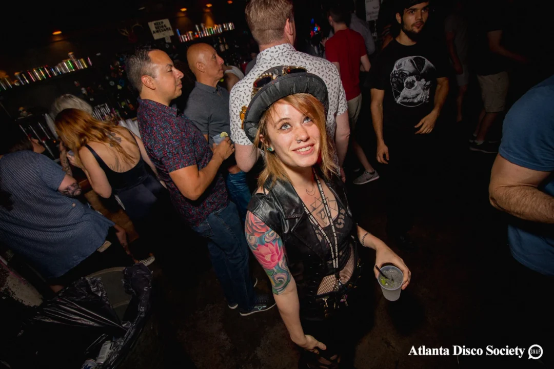 ATLANTA DISCO SOCIETY - May 26, 2018. The Basement. We danced under the chandelier and on the light up floor for the first time. Kimber was the DJ. Grace Kelly/Oh Snap was the photographer.