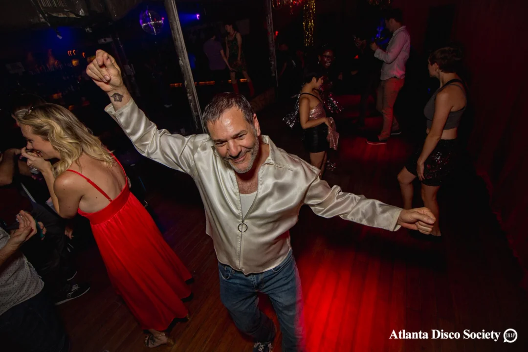 ATLANTA DISCO SOCIETY - May 26, 2018. The Basement. We danced under the chandelier and on the light up floor for the first time. Kimber was the DJ. Grace Kelly/Oh Snap was the photographer.