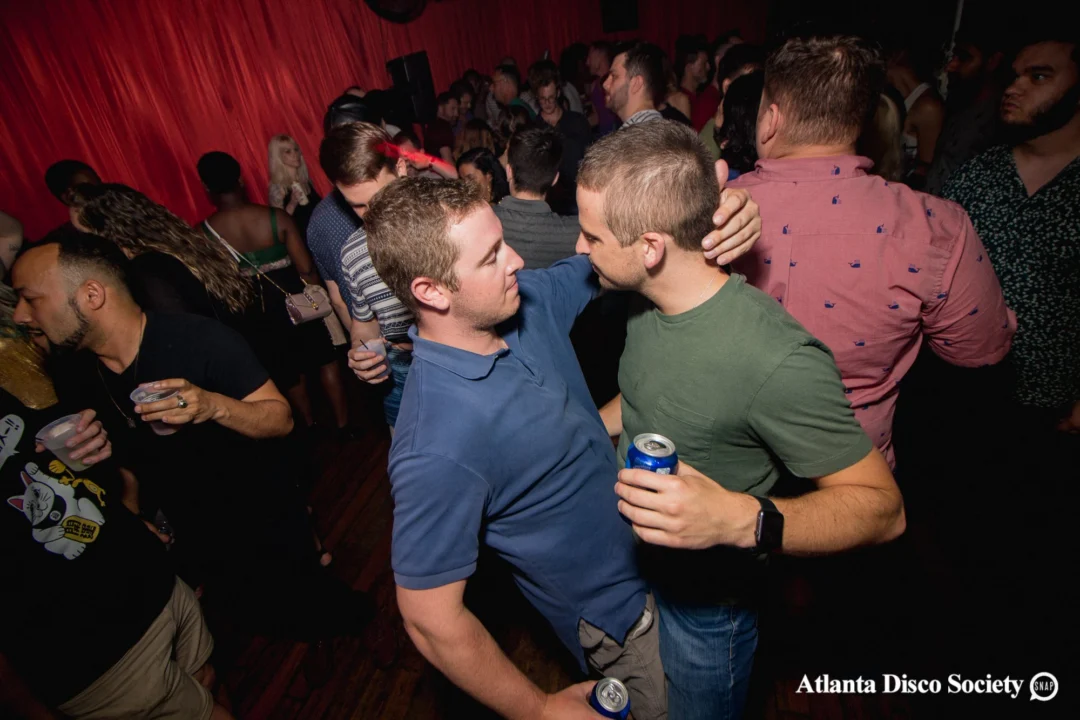 ATLANTA DISCO SOCIETY - May 26, 2018. The Basement. We danced under the chandelier and on the light up floor for the first time. Kimber was the DJ. Grace Kelly/Oh Snap was the photographer.