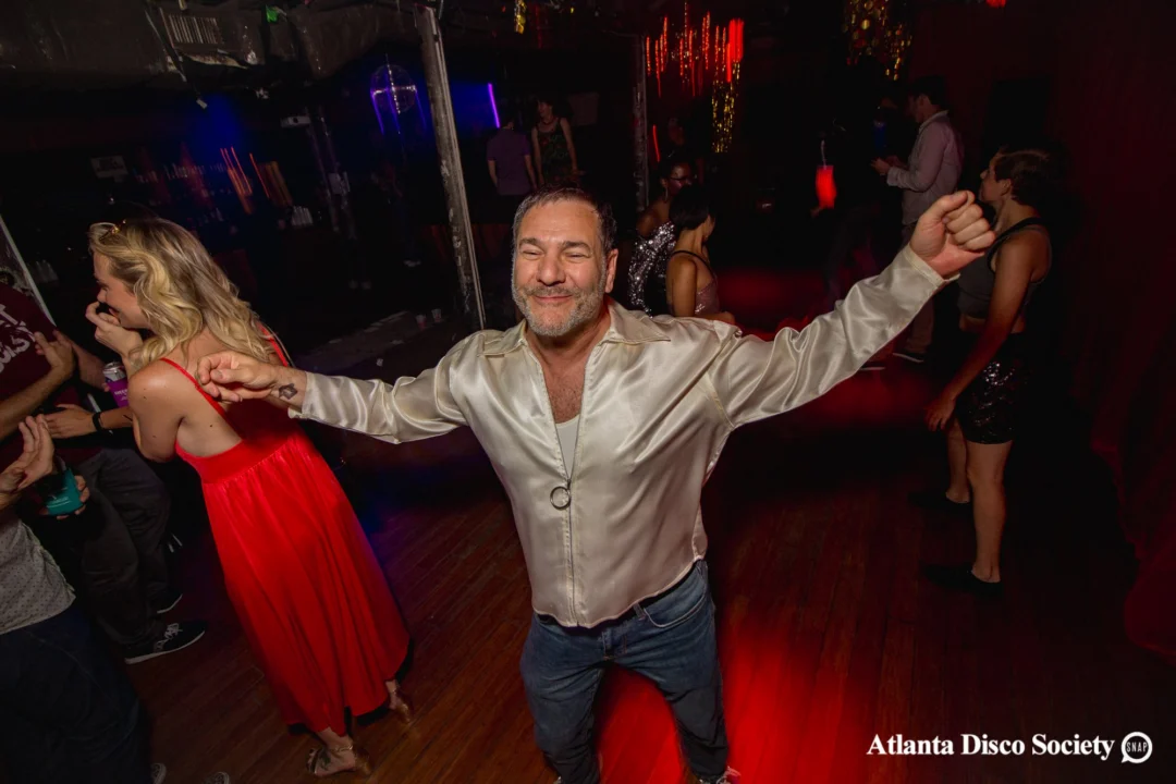 ATLANTA DISCO SOCIETY - May 26, 2018. The Basement. We danced under the chandelier and on the light up floor for the first time. Kimber was the DJ. Grace Kelly/Oh Snap was the photographer.