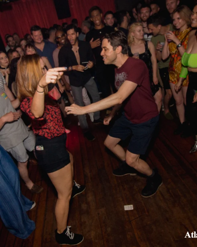 ATLANTA DISCO SOCIETY - May 26, 2018. The Basement. We danced under the chandelier and on the light up floor for the first time. Kimber was the DJ. Grace Kelly/Oh Snap was the photographer.