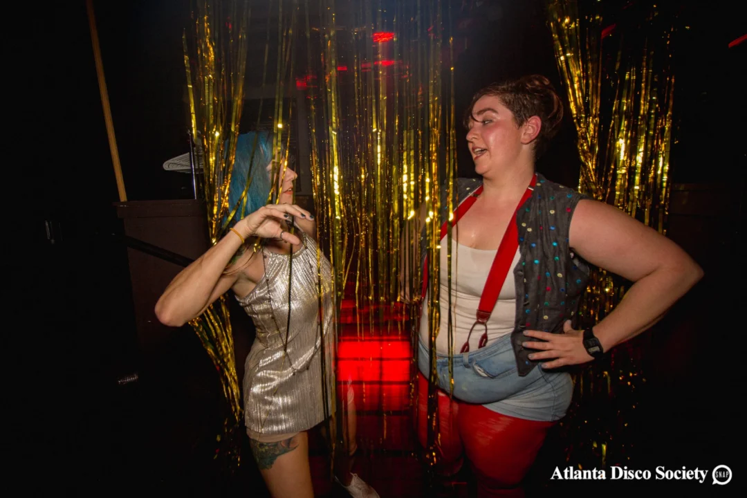 ATLANTA DISCO SOCIETY - May 26, 2018. The Basement. We danced under the chandelier and on the light up floor for the first time. Kimber was the DJ. Grace Kelly/Oh Snap was the photographer.