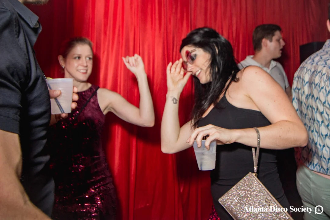 ATLANTA DISCO SOCIETY - May 26, 2018. The Basement. We danced under the chandelier and on the light up floor for the first time. Kimber was the DJ. Grace Kelly/Oh Snap was the photographer.