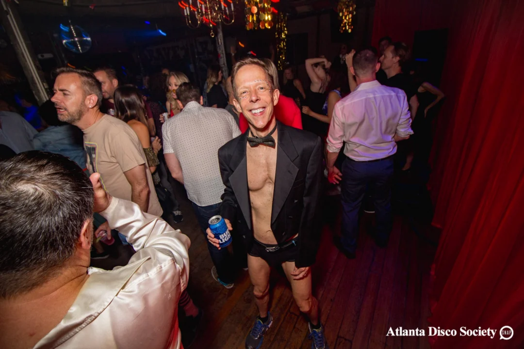 ATLANTA DISCO SOCIETY - May 26, 2018. The Basement. We danced under the chandelier and on the light up floor for the first time. Kimber was the DJ. Grace Kelly/Oh Snap was the photographer.