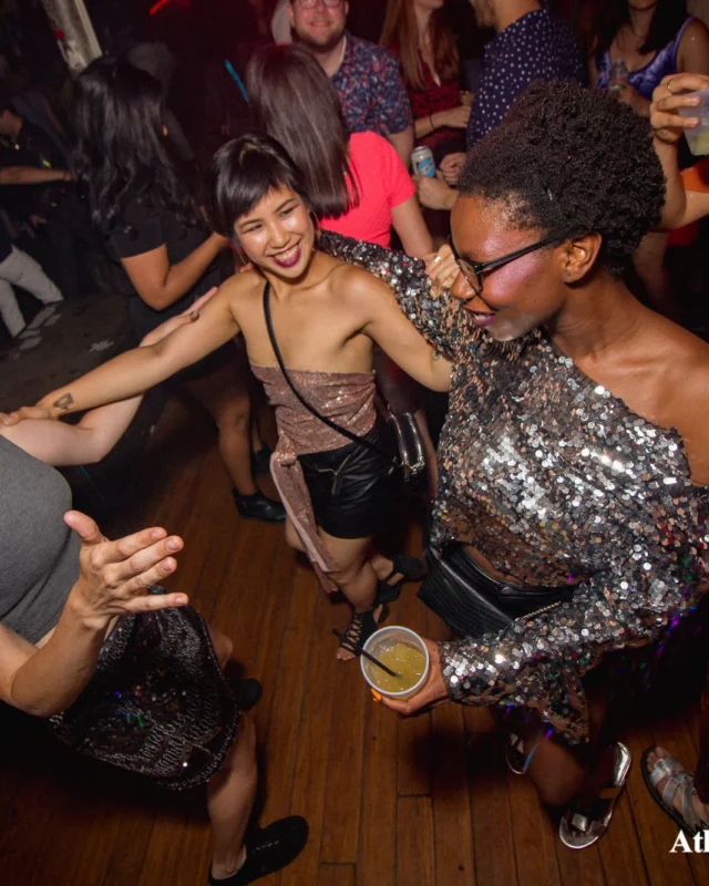 ATLANTA DISCO SOCIETY - May 26, 2018. The Basement. We danced under the chandelier and on the light up floor for the first time. Kimber was the DJ. Grace Kelly/Oh Snap was the photographer.