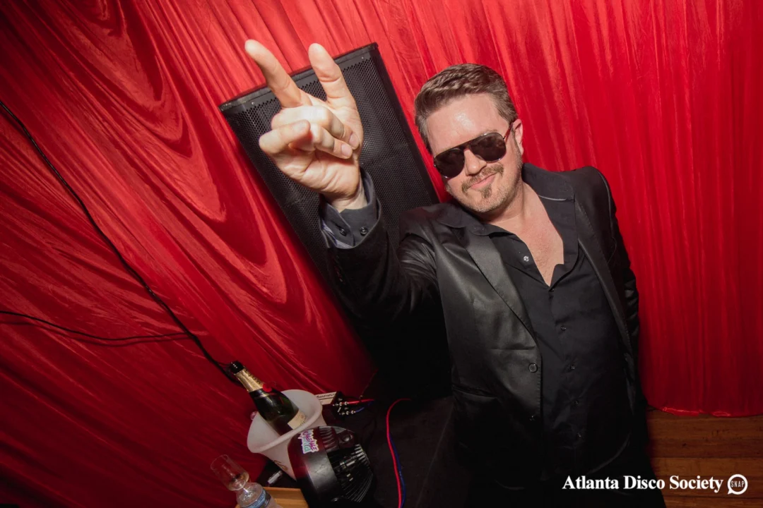 ATLANTA DISCO SOCIETY - May 26, 2018. The Basement. We danced under the chandelier and on the light up floor for the first time. Kimber was the DJ. Grace Kelly/Oh Snap was the photographer.