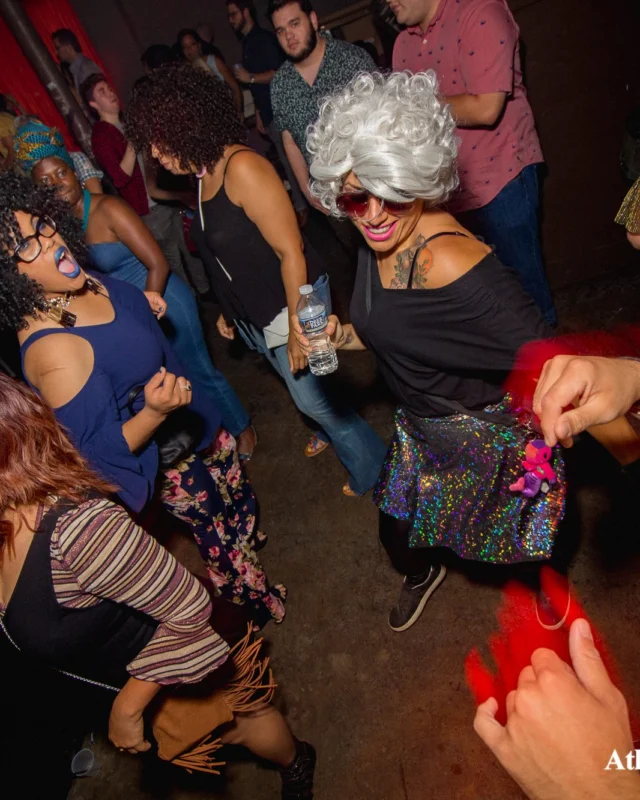 ATLANTA DISCO SOCIETY - May 26, 2018. The Basement. We danced under the chandelier and on the light up floor for the first time. Kimber was the DJ. Grace Kelly/Oh Snap was the photographer.