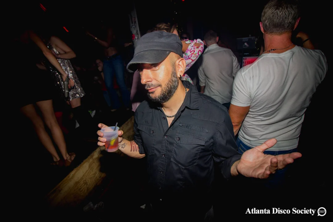 ATLANTA DISCO SOCIETY - May 26, 2018. The Basement. We danced under the chandelier and on the light up floor for the first time. Kimber was the DJ. Grace Kelly/Oh Snap was the photographer.