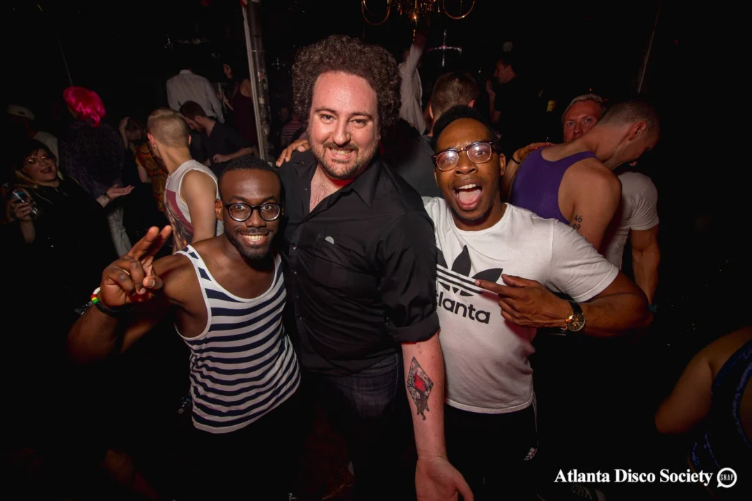 ATLANTA DISCO SOCIETY - May 26, 2018. The Basement. We danced under the chandelier and on the light up floor for the first time. Kimber was the DJ. Grace Kelly/Oh Snap was the photographer.