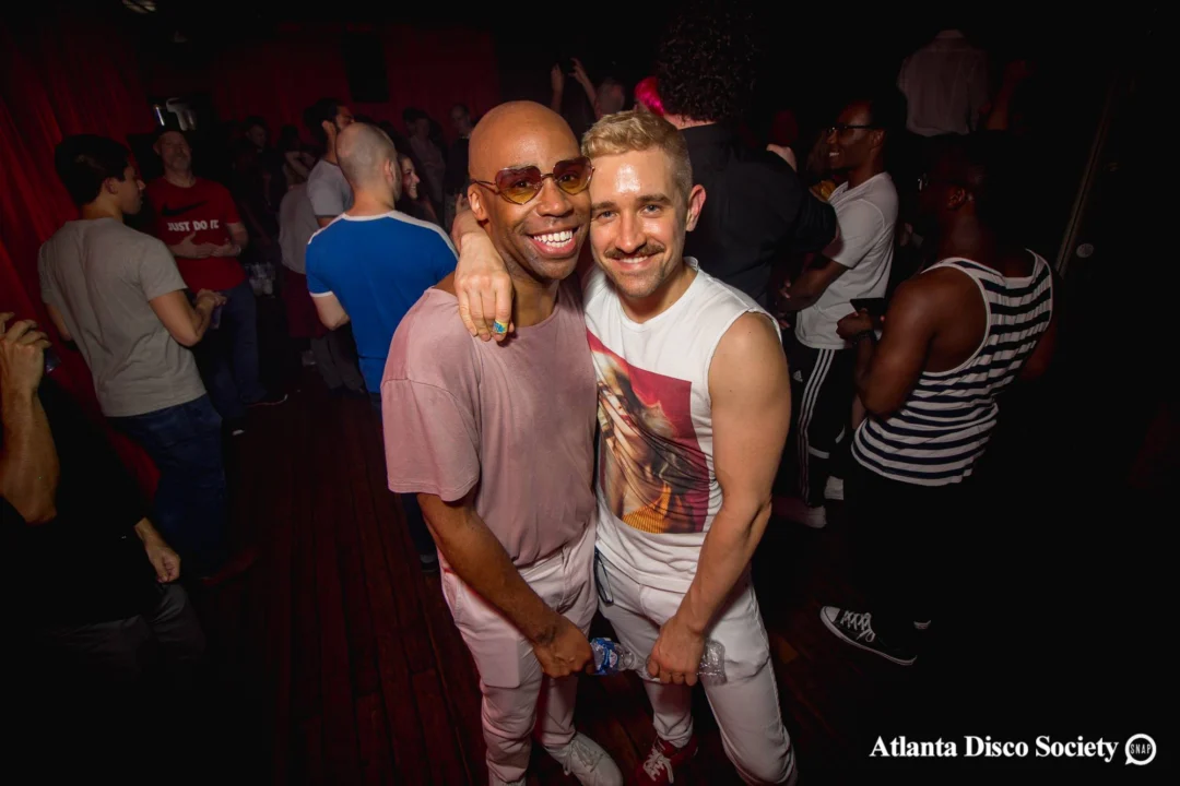 ATLANTA DISCO SOCIETY - May 26, 2018. The Basement. We danced under the chandelier and on the light up floor for the first time. Kimber was the DJ. Grace Kelly/Oh Snap was the photographer.