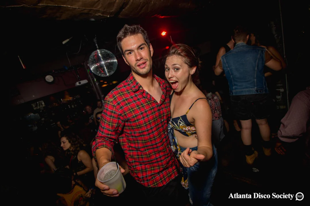 ATLANTA DISCO SOCIETY - May 26, 2018. The Basement. We danced under the chandelier and on the light up floor for the first time. Kimber was the DJ. Grace Kelly/Oh Snap was the photographer.