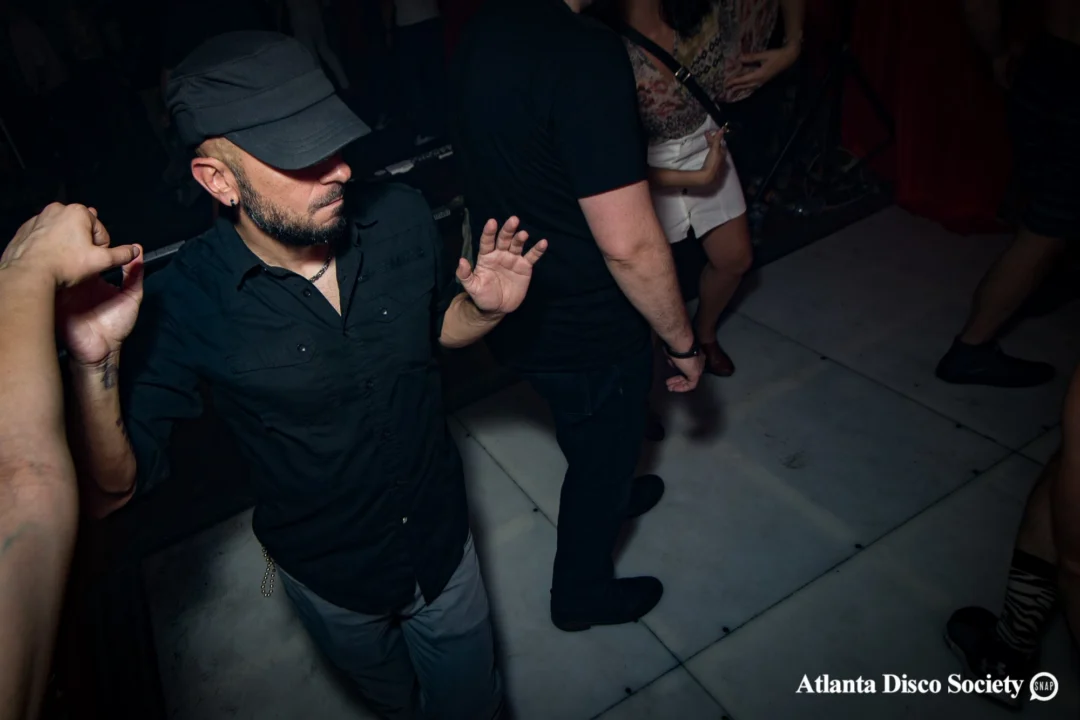 ATLANTA DISCO SOCIETY - May 26, 2018. The Basement. We danced under the chandelier and on the light up floor for the first time. Kimber was the DJ. Grace Kelly/Oh Snap was the photographer.