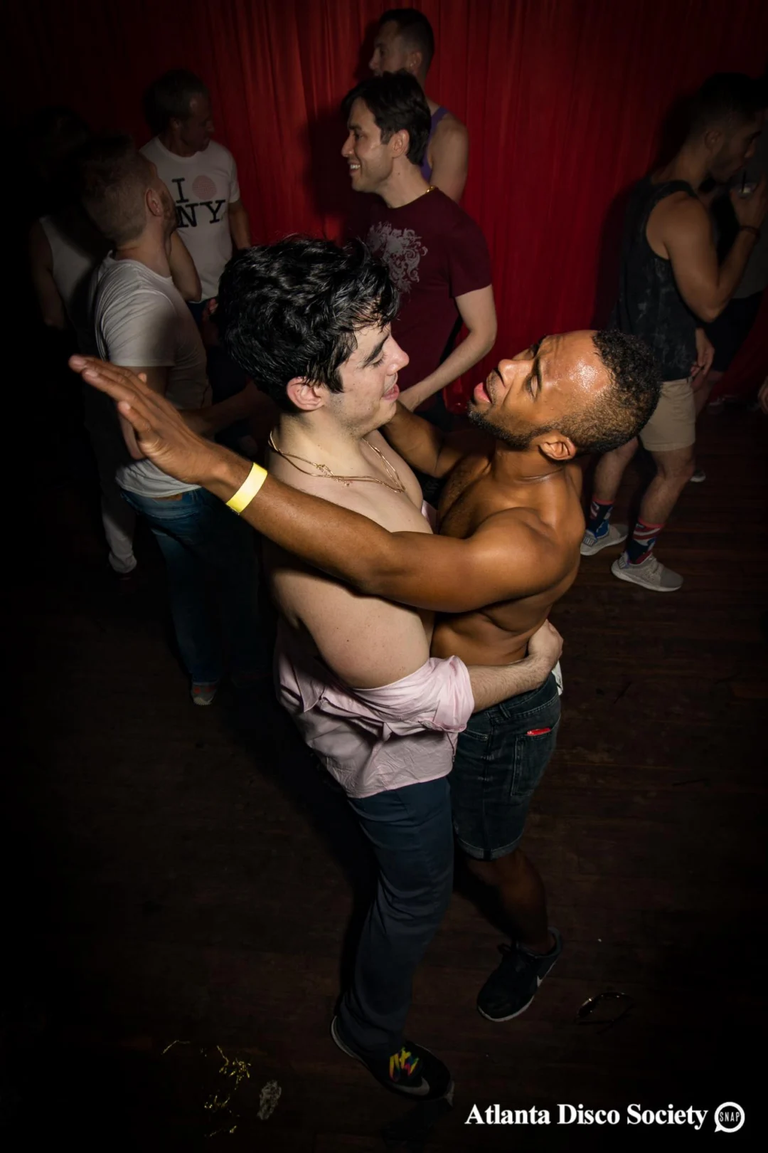 ATLANTA DISCO SOCIETY - May 26, 2018. The Basement. We danced under the chandelier and on the light up floor for the first time. Kimber was the DJ. Grace Kelly/Oh Snap was the photographer.