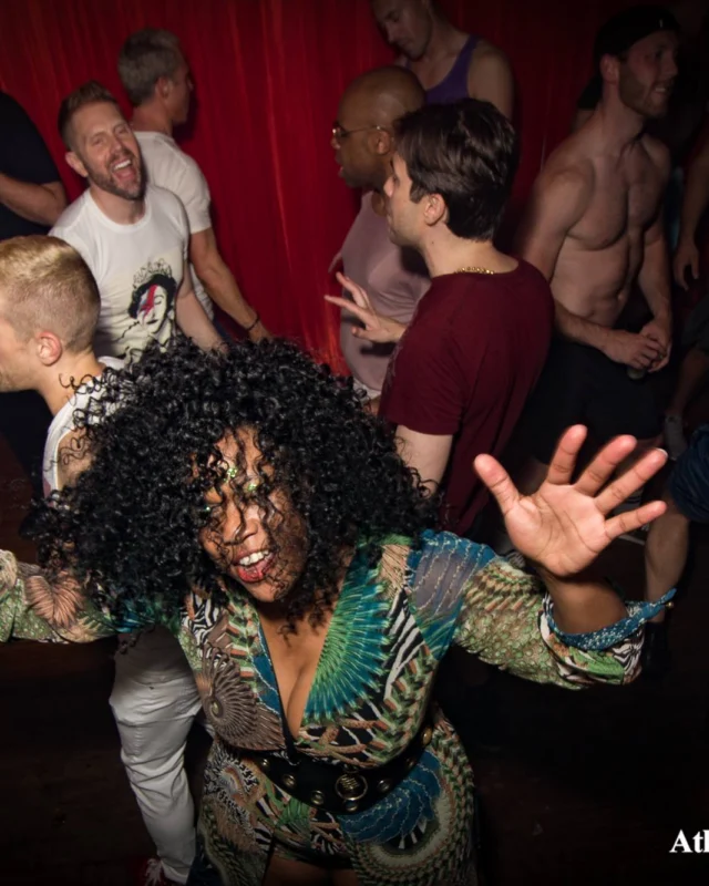 ATLANTA DISCO SOCIETY - May 26, 2018. The Basement. We danced under the chandelier and on the light up floor for the first time. Kimber was the DJ. Grace Kelly/Oh Snap was the photographer.