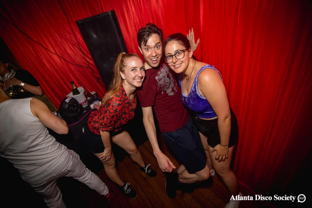 ATLANTA DISCO SOCIETY - May 26, 2018. The Basement. We danced under the chandelier and on the light up floor for the first time. Kimber was the DJ. Grace Kelly/Oh Snap was the photographer.