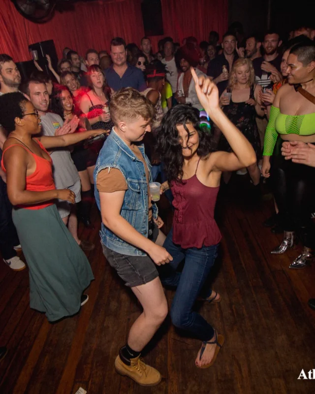 ATLANTA DISCO SOCIETY - May 26, 2018. The Basement. We danced under the chandelier and on the light up floor for the first time. Kimber was the DJ. Grace Kelly/Oh Snap was the photographer.
