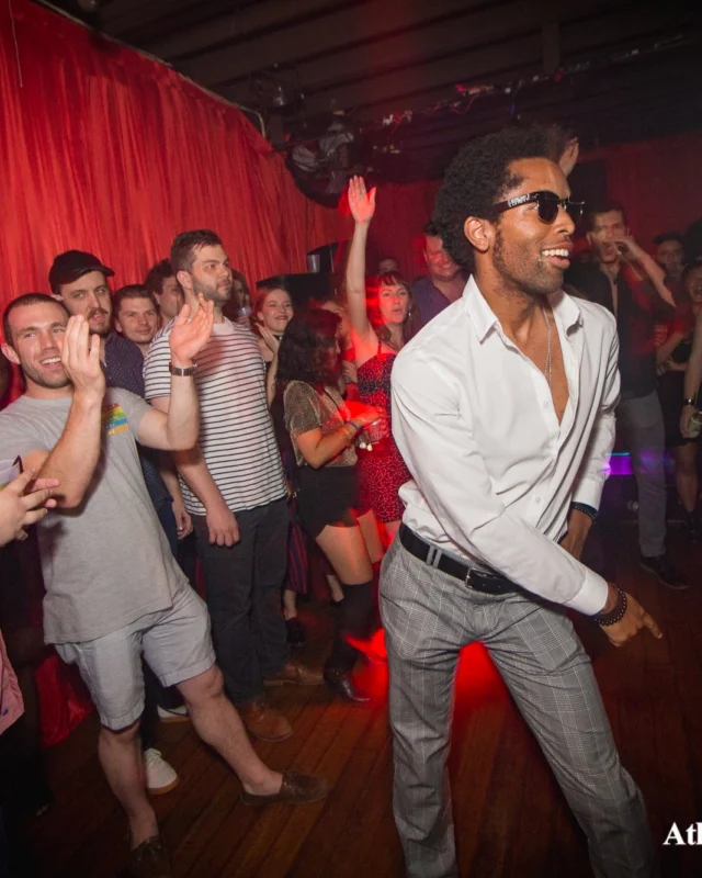 ATLANTA DISCO SOCIETY - May 26, 2018. The Basement. We danced under the chandelier and on the light up floor for the first time. Kimber was the DJ. Grace Kelly/Oh Snap was the photographer.
