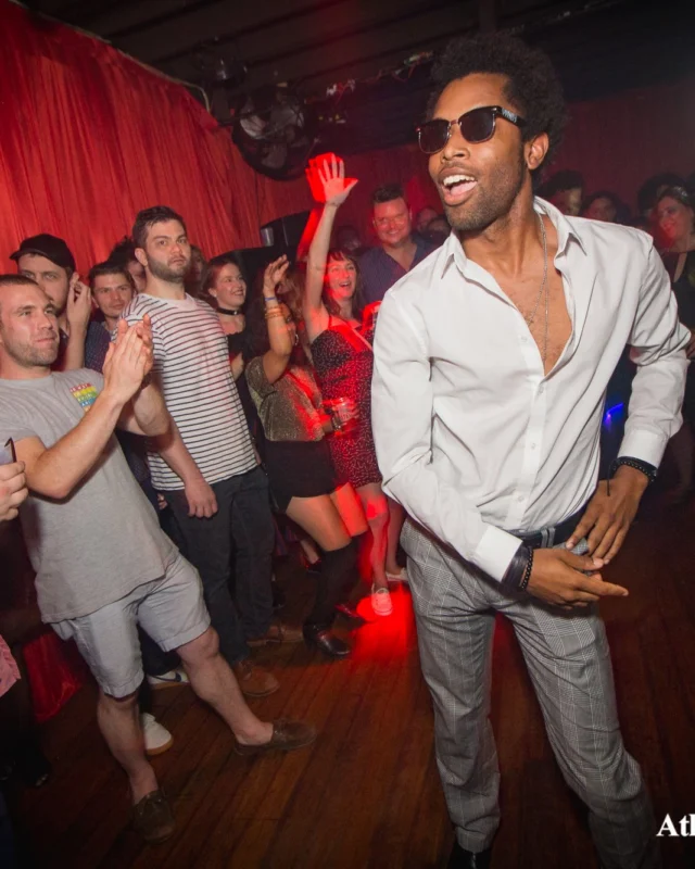 ATLANTA DISCO SOCIETY - May 26, 2018. The Basement. We danced under the chandelier and on the light up floor for the first time. Kimber was the DJ. Grace Kelly/Oh Snap was the photographer.