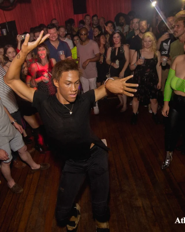 ATLANTA DISCO SOCIETY - May 26, 2018. The Basement. We danced under the chandelier and on the light up floor for the first time. Kimber was the DJ. Grace Kelly/Oh Snap was the photographer.