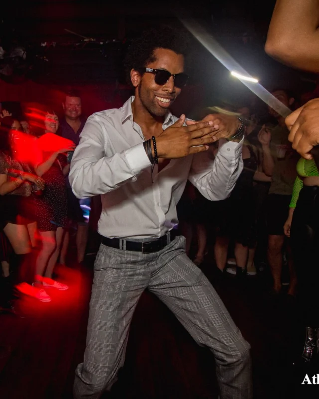 ATLANTA DISCO SOCIETY - May 26, 2018. The Basement. We danced under the chandelier and on the light up floor for the first time. Kimber was the DJ. Grace Kelly/Oh Snap was the photographer.