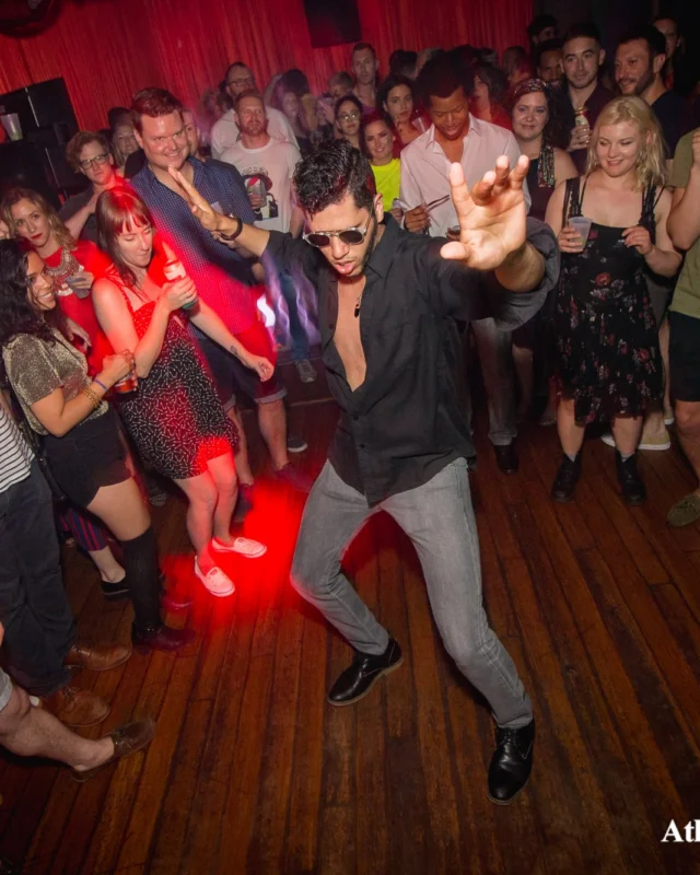 ATLANTA DISCO SOCIETY - May 26, 2018. The Basement. We danced under the chandelier and on the light up floor for the first time. Kimber was the DJ. Grace Kelly/Oh Snap was the photographer.